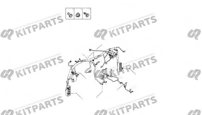 Жгут проводки приборной панели Geely Atlas
