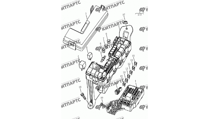 Блок предохранителей Geely Emgrand (EC7)